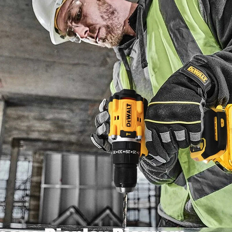 Dewalt-Brushless Drill Driver, chave de fenda elétrica sem fio, Lithium Power Tools, DCD800, 1650RPM, 1/2 ", Bateria 20V